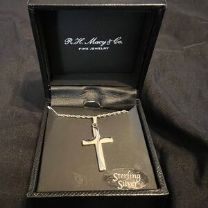 Sterling Silver Cross Necklace